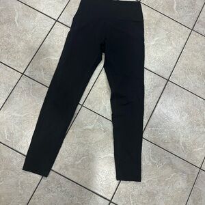 aerie OFFLINE Black High-Rise Hugger Leggings
